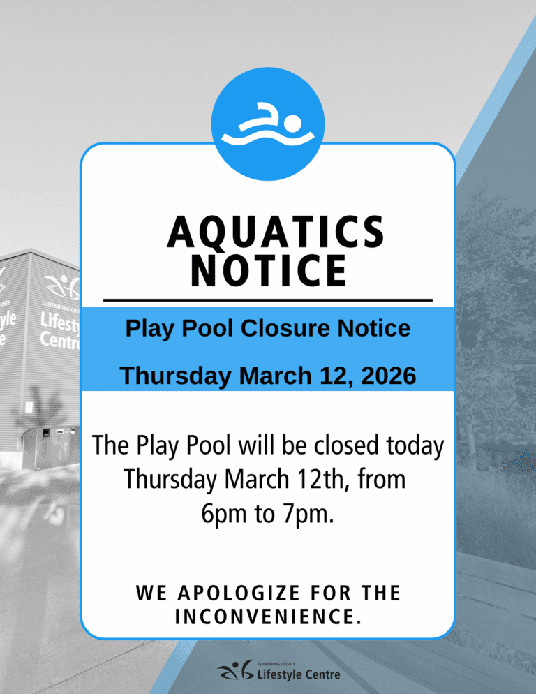 Play Pool Closure Notice